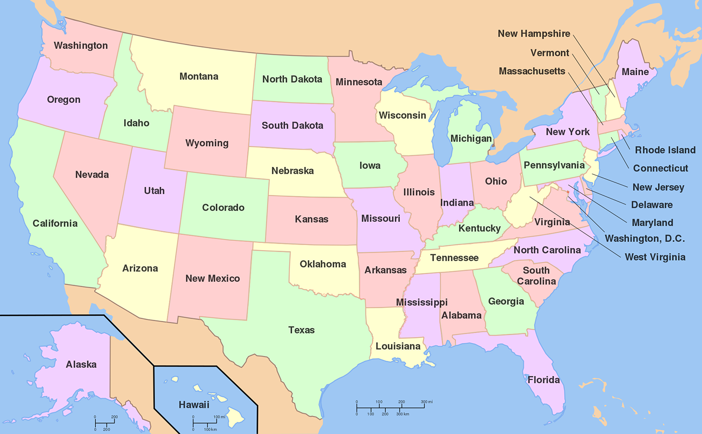 Mapa USA